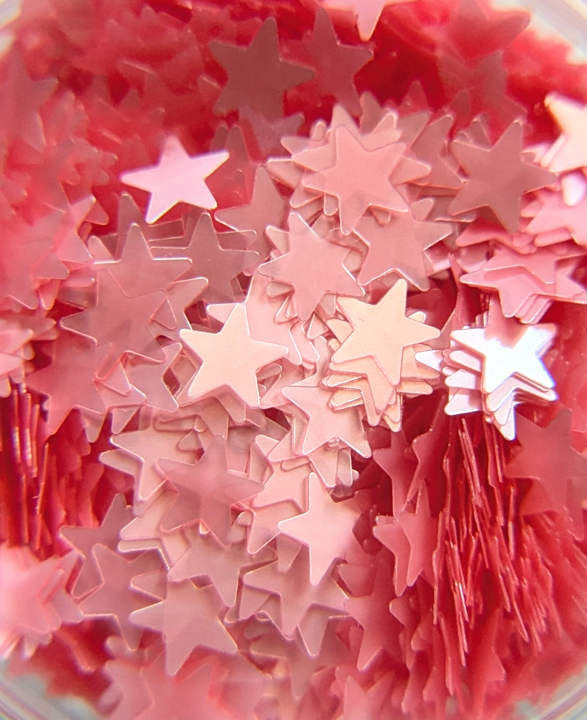 Bubblegum Pink Stars